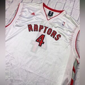 Toronto Raptors Chris Bosh Adidas NBA Authentic White Jersey Men’s Sz 2XL NWOT